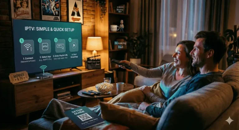 User browsing IPTV Canada interface with movies and TV shows from reliable IPTV providers offering premium IPTV subscriptions